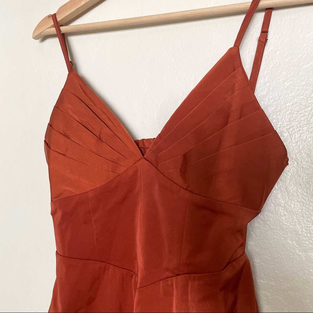 Princess Polly Rust Mini Dress